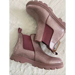 NWT Native Kensington Chelsea Boot Pink Glitter j4